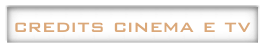 credits cinema e tv